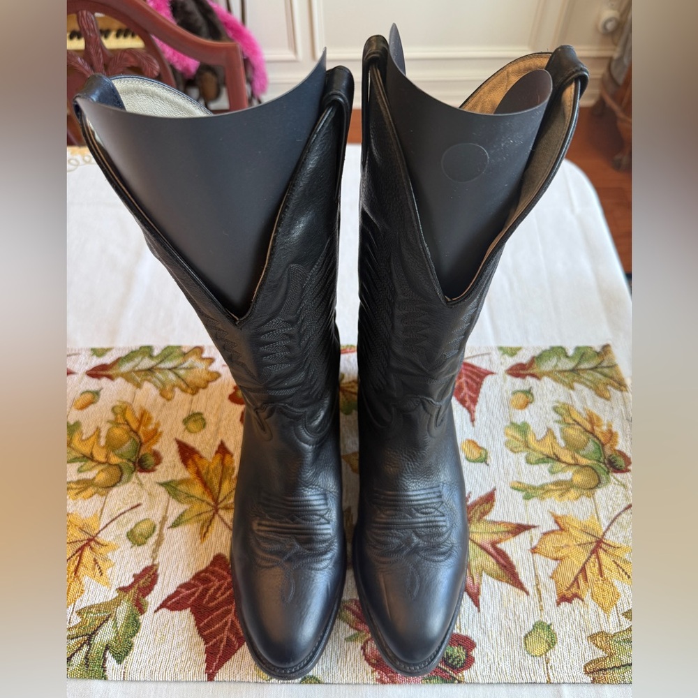 Boulet Black Deertan Leather Men's Boots